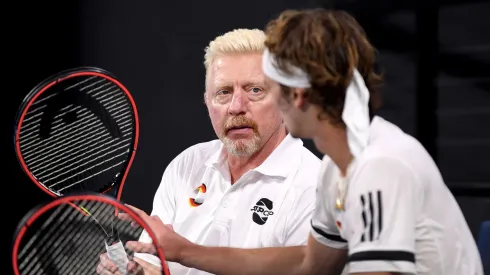 Boris Becker y Alexander Zverev