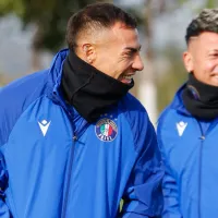 De azul, pero itálico: el primer entrenamiento de Eduardo Vargas en Audax