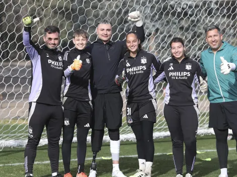 Cristóbal Campos entrena con el plantel femenino de Colo Colo