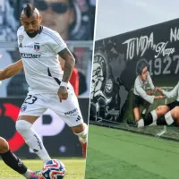 Sacó aplausos: Arturo Vidal filtra nuevo mural de David Arellano en el Estadio Monumental