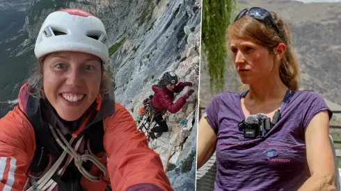 Laura Dahlmeier y Marina Eva Krauss