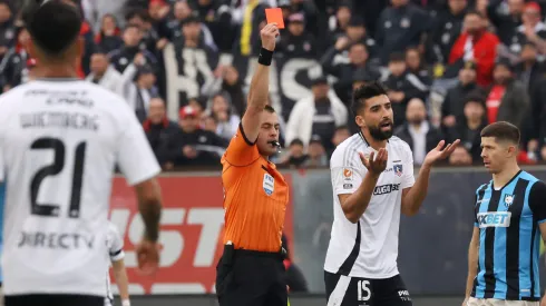 Emiliano Amor no terminó el encuentro ante Huachipato.