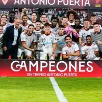 Gabriel Suazo gana su primera copa con el Sevilla en el torneo Antonio Puerta