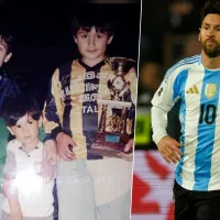 Messi le anotó su primer gol, fue delantero y duró seis meses en U de Chile: “Mi mamá me guarda una placa”