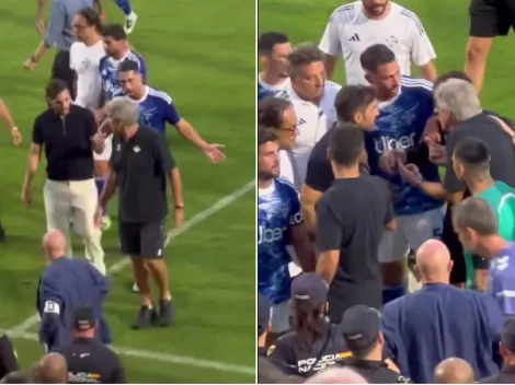 No se vio en TV: Duro cara a cara de Pellegrini y Cesc Fàbregas