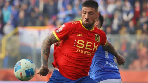 Ignacio Jeraldino en el último partido entre Unión Española y Universidad de Chile por el Campeonato Nacional 2025.