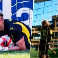 Con tapadón incluido: Brayan Cortés debuta en Peñarol con triunfo en el clásico