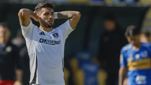 Marcos Bolados no tuvo un buen partido a Everton.