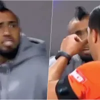 Nueva polémica en Colo Colo: filtran video de Arturo Vidal encarando al árbitro