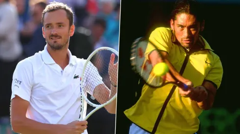 Daniil Medvedev y Marcelo Ríos