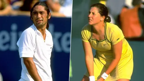 Marcelo Ríos y Monica Seles