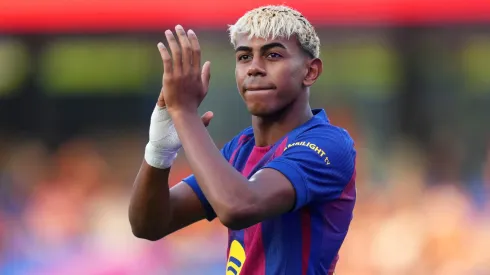 Lamine Yamal, el joven talento de Barcelona, candidato a contribuir en los goles culés ante Mallorca, en la fecha 1 de LaLiga.
