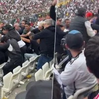 Terminaron a los combos: hinchas de Colo Colo se agarraron firme en el clásico ante Católica