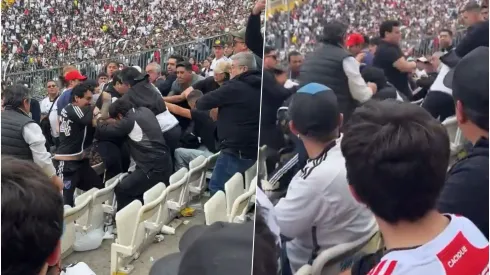 Los hinchas de Colo Colo a los combos en el Monumental