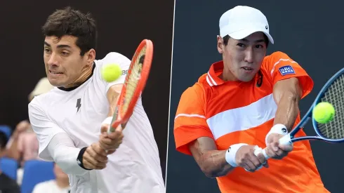 Cristian Garin y Yosuke Watanuki