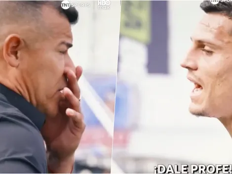 El exasperado diálogo entre Almirón y Cepeda: "Dale, profe"