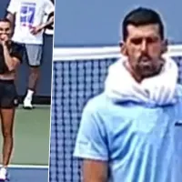 Más de 50 mil reproducciones: El tiro de Sabalenka que hizo a Djokovic persignarse en el US Open