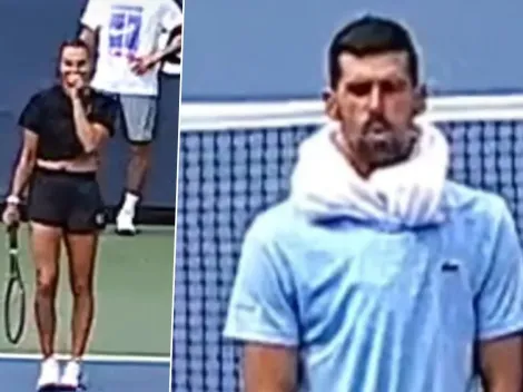 El tiro de Sabalenka que hizo a Djokovic rezar en el US Open