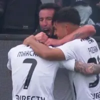 El apasionado festejo del Huaso Isla en el gol que hizo ganar a Colo Colo el Superclásico 198