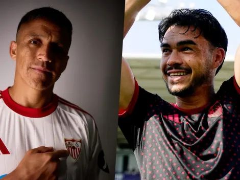 Gabi Suazo le da una linda bienvenida a Alexis al Sevilla