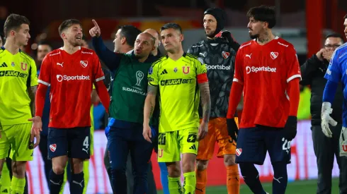 Marcelo Díaz acompañó a la comitiva de la U en la audencia de Conmebol