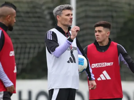 Así fue el primer día de Ortiz como DT de Colo Colo