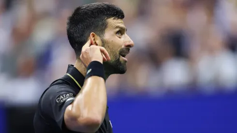 Novak Djokovic en el US Open.