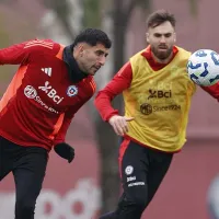 Línea de 3 contra Brasil: las dos formaciones que ensayó Nicolás Córdova en la Roja