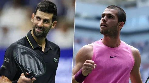 Novak Djokovic y Carlos Alcaraz