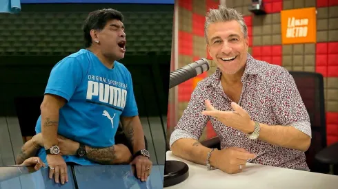 Maradona y Solabarrieta compartieron una jornada inolvidable.
