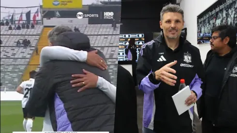 Un especial momento se vivió en el amistoso de Colo Colo.