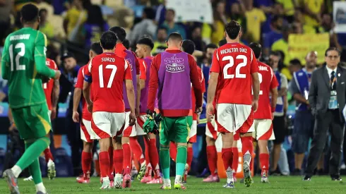 La Roja en la derrota ante Brasil.