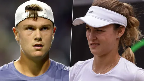 Holger Rune y Anna Kalinskaya