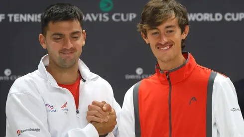 Tenis, Chile vs Luxemburgo.<br />
Sorteo para los partidos entre Chile contra Luxemburgo en el estadio Nacional por Copa Davis.<br />
Santiago, Chile.