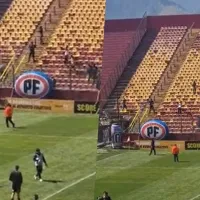 Hinchas de Unión Española dejan la escoba en el Santa Laura a horas de la Supercopa 2025