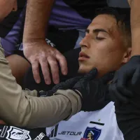 El grave diagnóstico de jugador de Colo Colo tras fuerte golpe ante la U