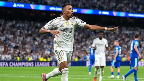 Kylian Mbappé le dio los primeros tres puntos al Real Madrid en la UEFA Champions League.