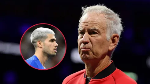 Carlos Alcaraz y John McEnroe