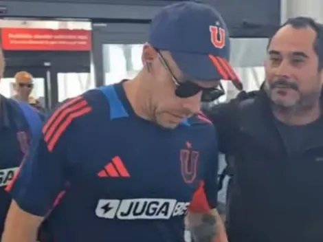 Con Marcelo Díaz: la U viajó para jugar contra Alianza Lima