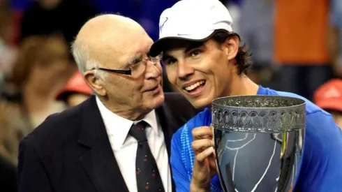 Andrés Gimeno y Rafael Nadal