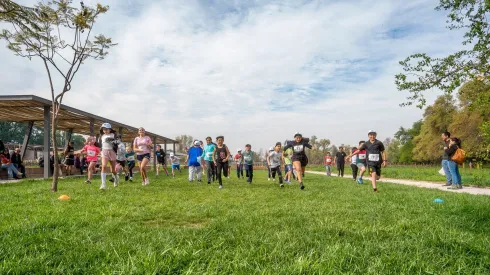 Corrida familiar en Peñalolen.