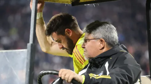 Fernando de Paul no pudo terminar el partido ante Iquique.