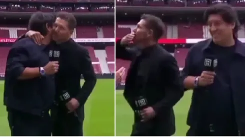 Iván Zamorano se volvió a ver con Diego Simeone, pero no sabía que justo sería testigo de un gesto que dejó la grande.
