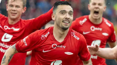 Niklas Castro y el SK Brann lograron un triunfazo en la UEFA Europa League.