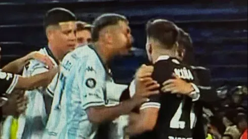 Este delantero de Racing Club mostró la hilacha ante un ex Academia de River.