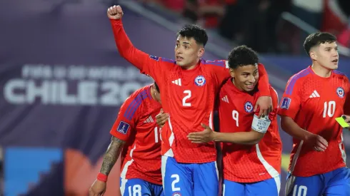 Chile Sub 20 enfrenta a Egipto en el Estadio Nacional.