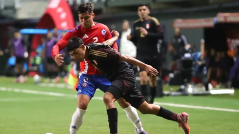 Hormazábal jugó los 90 minutos ante Perú.