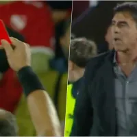 Polémica en Argentina: árbitro enemigo de Quinteros lo expulsa en Independiente