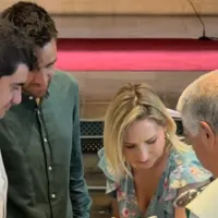 Matías Zaldivia fue el padrino en el bautizo del hijo de Verónica Bianchi