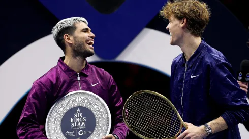 Jannik Sinner le ganó a Carlos Alcaraz en el Six Kings Slam.